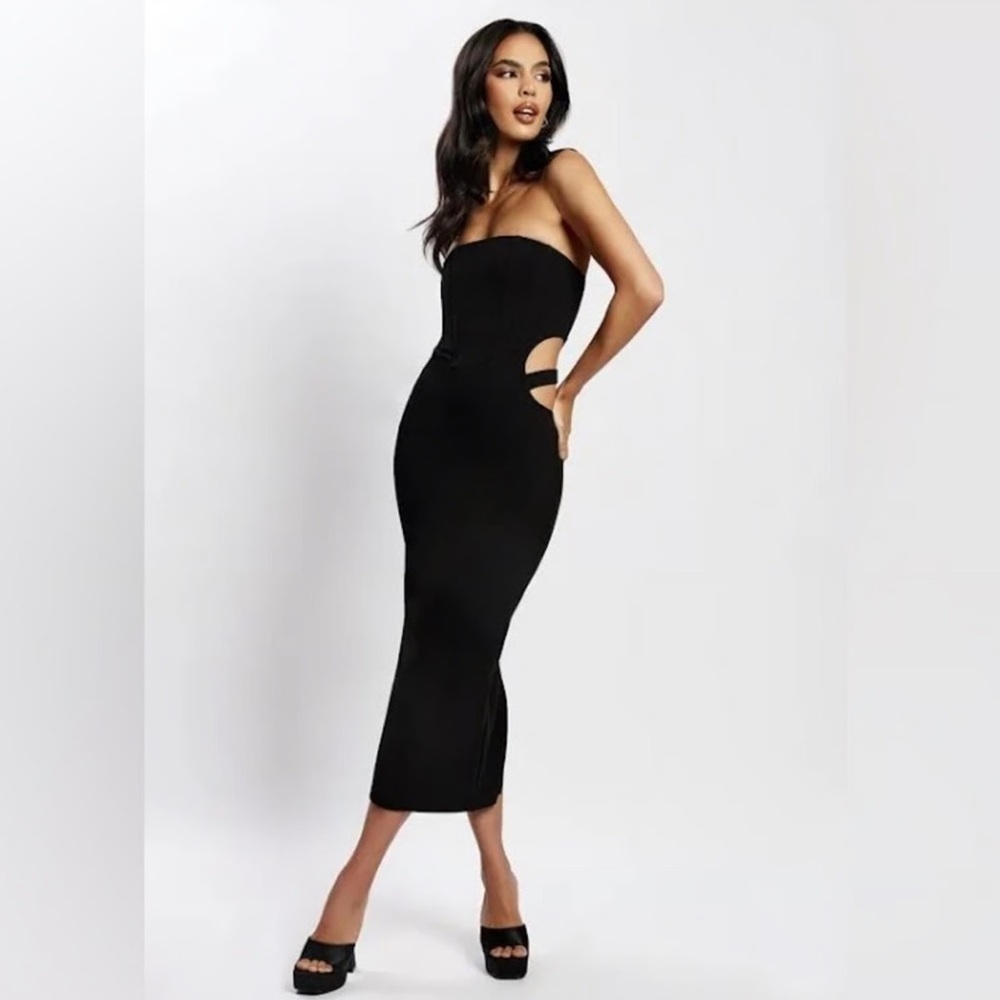 Meshki Catherine Cut Out Midi Dress